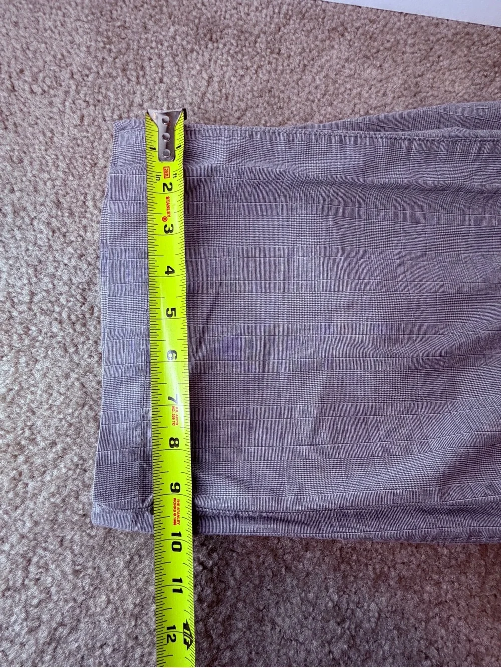 Old Navy 2008 Gray Grid Check Trousers Men's Academia Workwear Boho Y2K